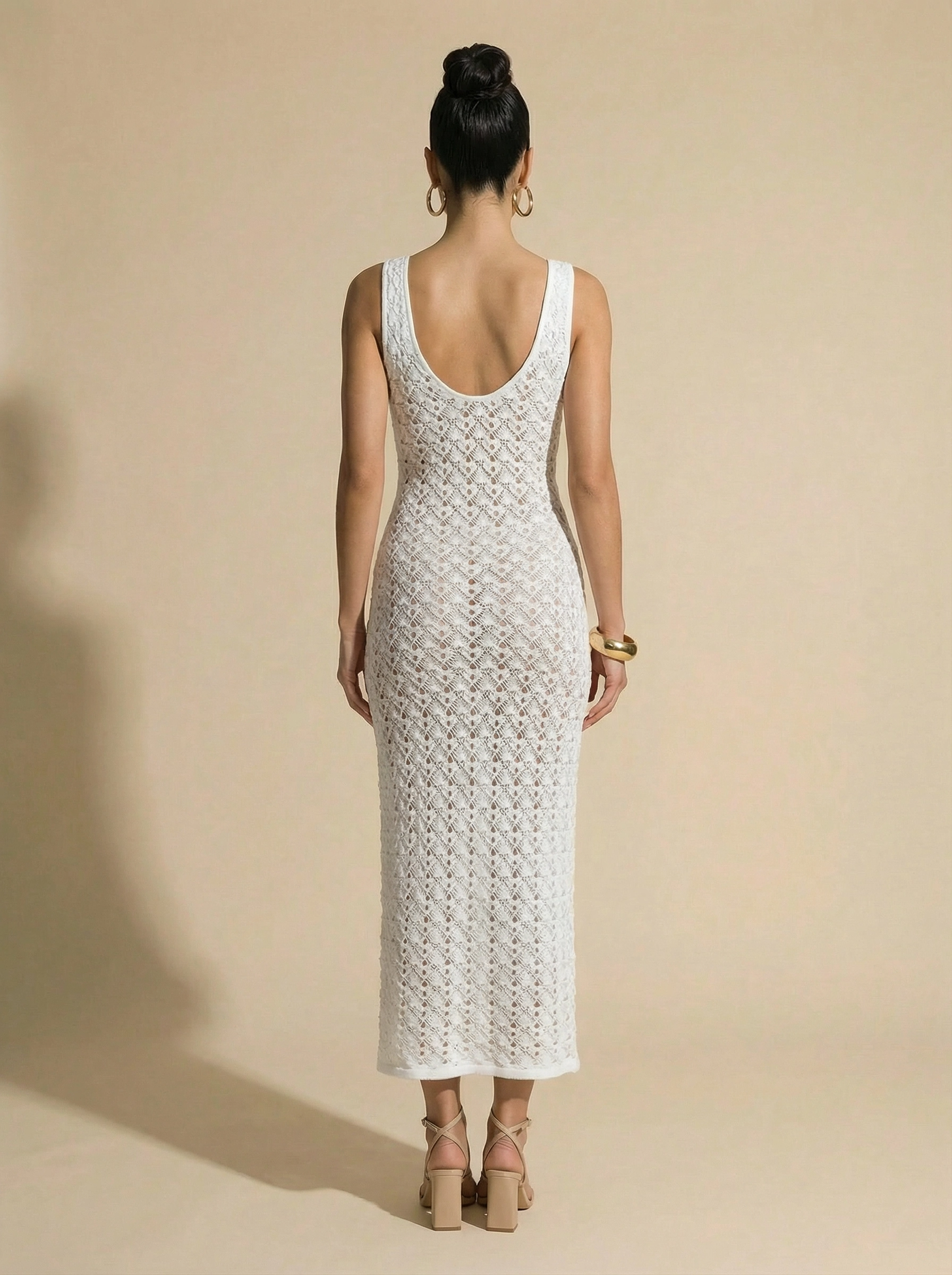 Natalia - Crochet Midi Dress